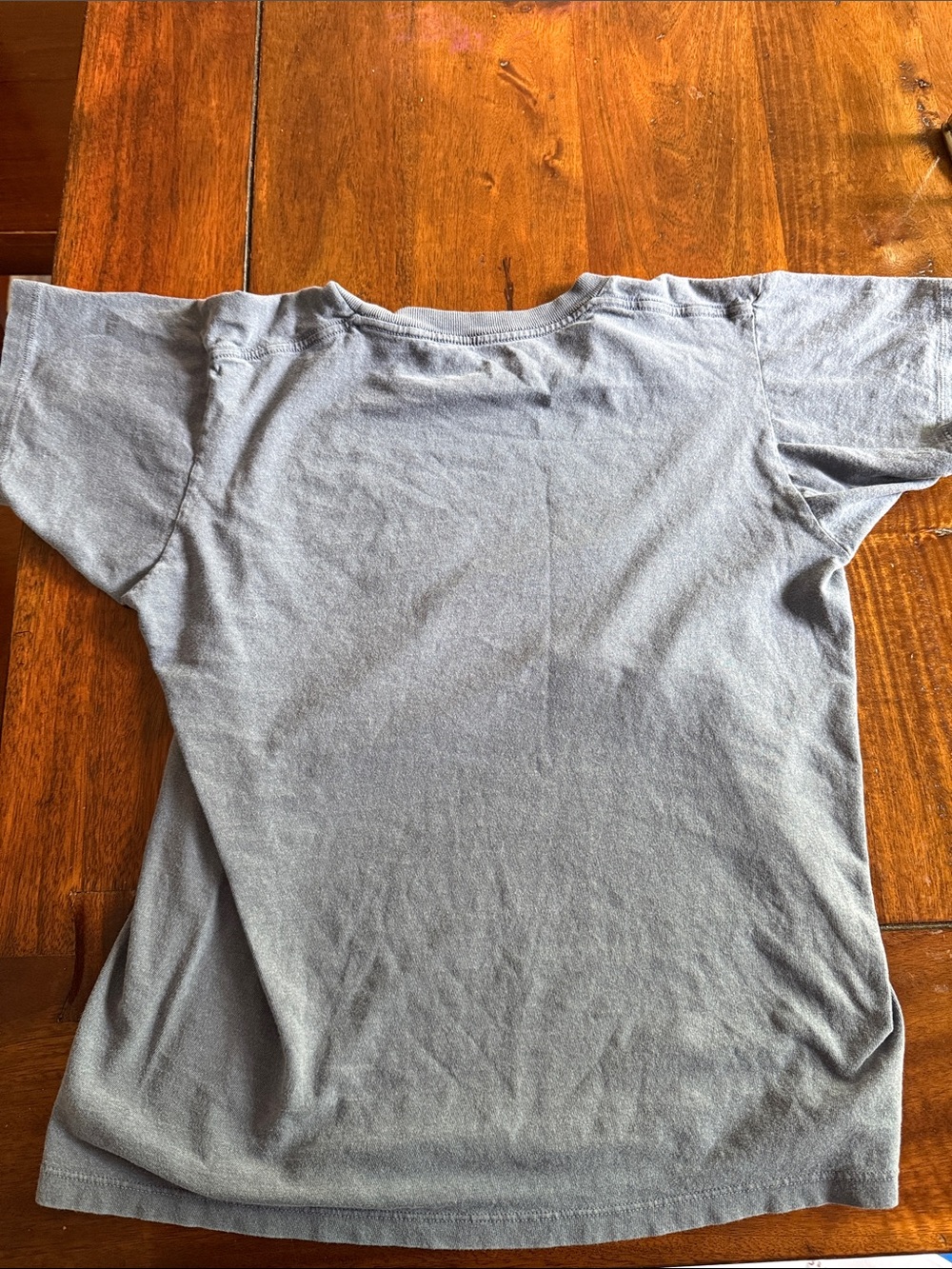 Brandy Melville Light Blue Graphic '14' Tee - Picture 3 of 4